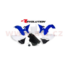 sada plastů Yamaha - REVOLUTION KIT pro YZ 125/250 02-21, RTECH (modro-bílo-černá, 7 dílů)