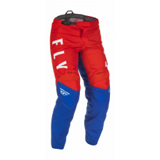 kalhoty F-16, FLY RACING - USA 2022 dětské (červená/bílá/modrá)