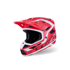 přilba SM7 DEED, ALPINESTARS (červená/černá/bílá) 2026