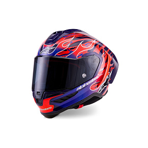 přilba SUPERTECH R10 FLYTE limitovaná edice JORGE MARTIN, ALPINESTARS (fialová/červená) 2026 přilba SUPERTECH R10 FLYTE limitovaná edice JORGE MARTIN, ALPINESTARS (fialová/červená) 2026