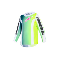 dres FLUID PORTL YOUTH, ALPINESTARS, dětské (zelená/bílá/černá) 2026 dres FLUID PORTL YOUTH, ALPINESTARS, dětské (zelená/bílá/černá) 2026