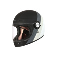 Retro helma na moto ORIGINE VEGA PRIMITIVE matná šedo/bílo/černá