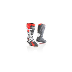 ACERBIS boty X-RACE červená/šedá