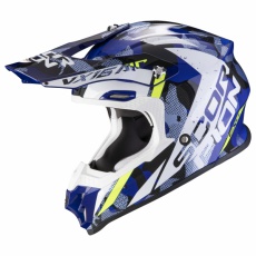 Moto přilba SCORPION VX-16 AIR WAKA černo/bílo/modrá Moto přilba SCORPION VX-16 AIR WAKA černo/bílo/modrá