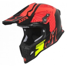 Moto přilba JUST1 J12 SYNCRO carbon červená Moto přilba JUST1 J12 SYNCRO carbon červená