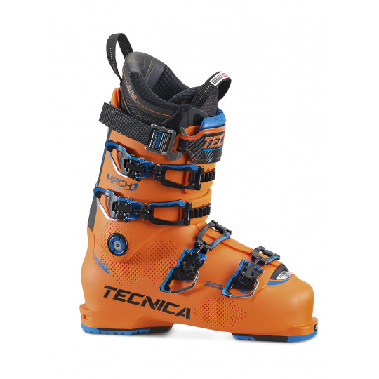 lyžařské boty TECNICA Mach1 130 MV, bright orange/black
