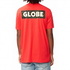 Pánské triko Globe Sticker Tee III Fiery Red 