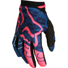 Dětské MX rukavice Fox Yth Girls 180 Skew Glove Dark Indigo