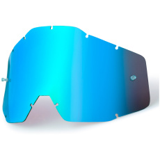 Náhradní plexi k brýlím 100% RACECRAFT/ACCURI/STRATA - zrcadlové modré