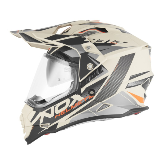 přilba N312 TRACK, NOX (písková matná, oranžová) 2026 přilba N312 TRACK, NOX (písková matná, oranžová) 2026