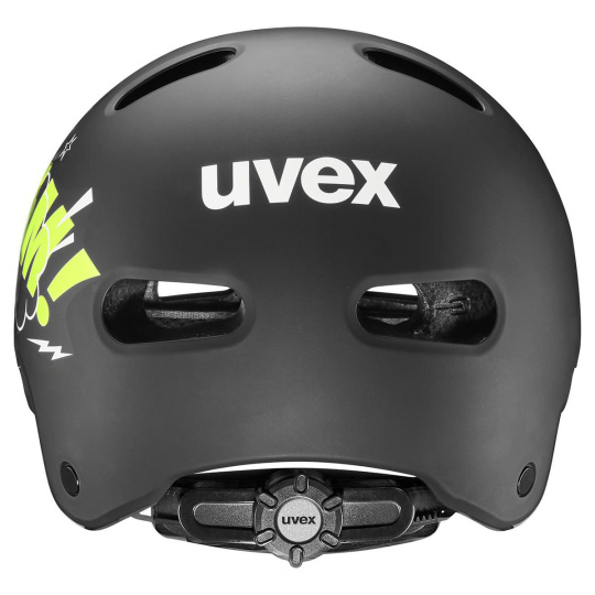 UVEX HELMA KID 4 STYLE BAM BLACK - LIME MATT (S4148230100)