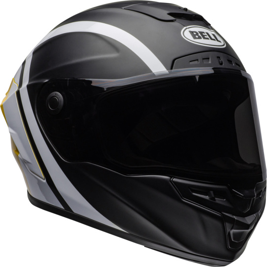 otocyklová helma Bell Star ips Dlx Tantrum atte/Gloss Helmet  Black/White/Yellow