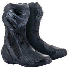 boty SUPERTECH R, ALPINESTARS (černá/černá) 2025 boty SUPERTECH R, ALPINESTARS (černá/černá) 2025