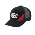 kšiltovka 100% - CORNESTONE X-Fit Trucker černá (vel. UNI)