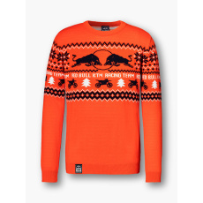 KTM Red Bull Racing zimní svetr Christmas Edition oranžový - S KTM Red Bull Racing zimní svetr Christmas Edition oranžový - S