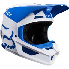 Pánská MX helma Fox V1 Mata Helmet Blue/White Pánská MX helma Fox V1 Mata Helmet Blue/White