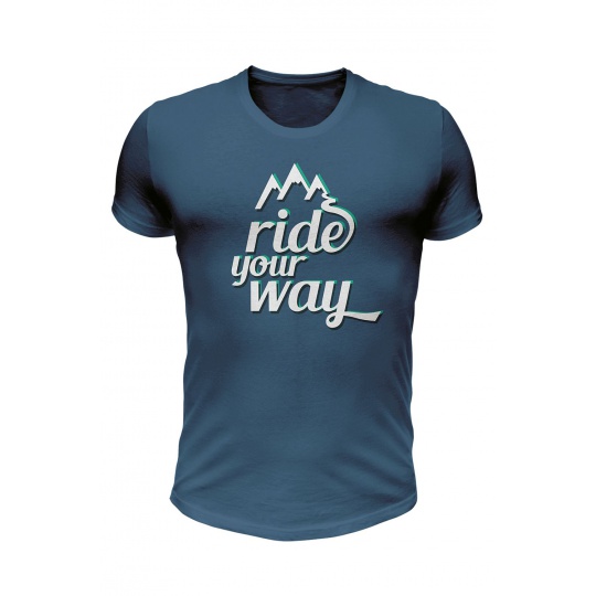 Dartmoor  tričko Ride Your Way - Jeans Blue
