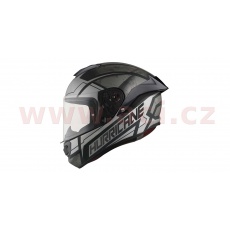 přilba Hurricane Claw, V-HELMETS (matná stříbrná/černá) přilba Hurricane Claw, V-HELMETS (matná stříbrná/černá)