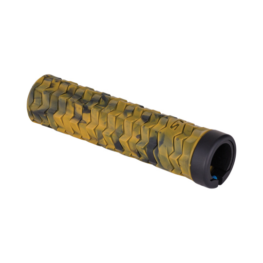 KELLYS Rukojeti KLS POISON SINGLE LockON, dijon yellow/black