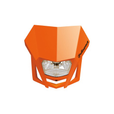 Polisport maska se světlem LMX homologovaná oranž