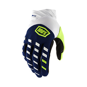 rukavice AIRMATIC, 100% - USA (modrá/bílá) rukavice AIRMATIC, 100% - USA (modrá/bílá)