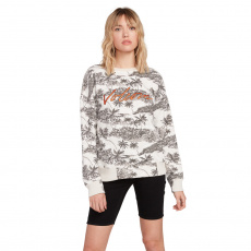 Dámská mikina Volcom Allooover Crew Star White Dámská mikina Volcom Allooover Crew Star White
