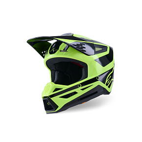 přilba S-M3 HEAT, ALPINESTARS (žlutá fluo/černá) 2027 přilba S-M3 HEAT, ALPINESTARS (žlutá fluo/černá) 2027