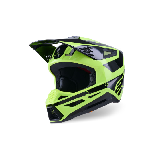 přilba S-M3 HEAT, ALPINESTARS (žlutá fluo/černá) 2026