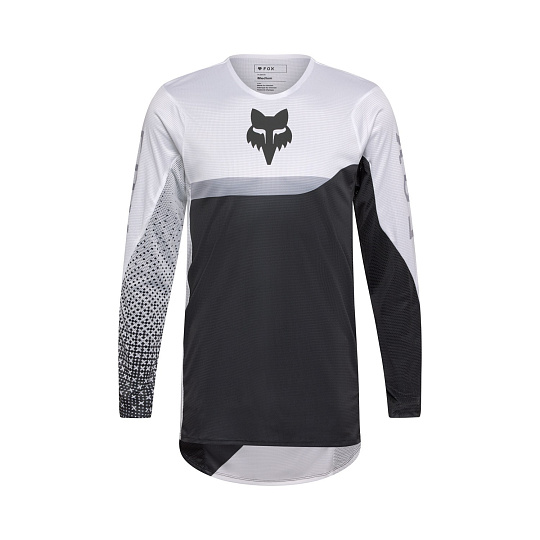Pánský X dres Fox Flexair Fracture Jersey White/Black Pánský X dres Fox Flexair Fracture Jersey White/Black