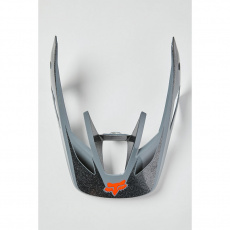 Náhradní kšilt Fox V3 RS Helmet Visor - Wired Steel Grey Náhradní kšilt Fox V3 RS Helmet Visor - Wired Steel Grey