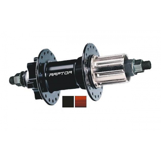 Raptor Bomber MTB-Thru Axle, 36 děr, černý zadní náboj 10 mm