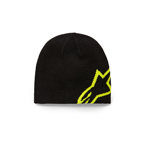 čepice CORP SHIFT BEANIE, ALPINESTARS (černá/žlutá fluo)