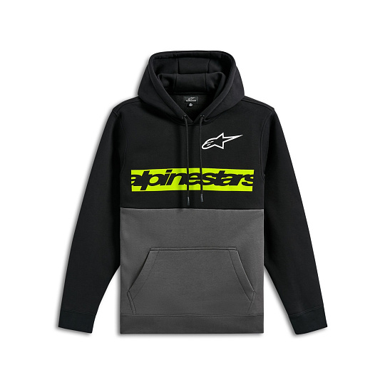 mikina PARALLEL HOODIE, ALPINESTARS (černá/šedá) mikina PARALLEL HOODIE, ALPINESTARS (černá/šedá)