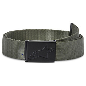 pásek AGELESS WEB BELT, ALPINESTARS (zelená/černá) pásek AGELESS WEB BELT, ALPINESTARS (zelená/černá)