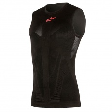 ALPINESTARS Tech TANK Summer Black Red - funkční nátělník ALPINESTARS Tech TANK Summer Black Red - funkční nátělník