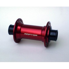 RAPTOR Firejet MTB 20 mm SIMPLE 32 děr, červený přední náboj RAPTOR Firejet MTB 20 mm SIMPLE 32 děr, červený přední náboj