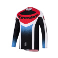 dres TECHSTAR KNIF, ALPINESTARS (černá/bílá/modrá/červená) 2026