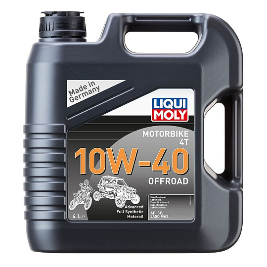 LIQUI MOLY Motorbike 4T 10W40 Offroad, syntetický motorový olej 4 l LIQUI MOLY Motorbike 4T 10W40 Offroad, syntetický motorový olej 4 l