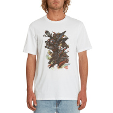 Pánské triko Volcom Preacher Bsc Sst White Pánské triko Volcom Preacher Bsc Sst White