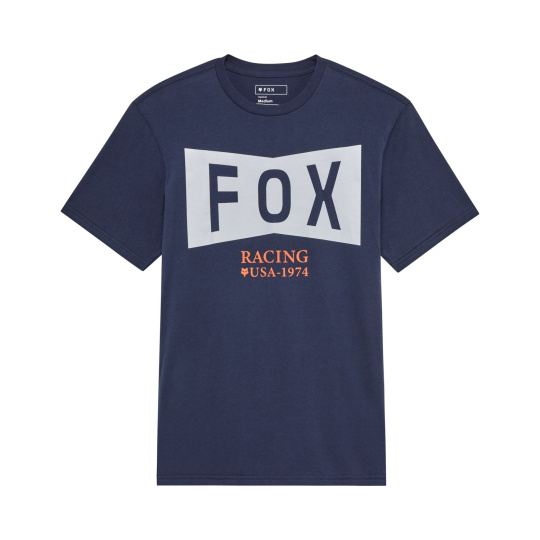 Pánské triko Fox Typeface Ss Prem Tee  Midnight