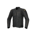 bunda DUSK, ALPINESTARS (černá/laserovaná kůže) 2025