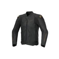 bunda DUSK, ALPINESTARS (černá/laserovaná kůže) 2025 bunda DUSK, ALPINESTARS (černá/laserovaná kůže) 2025
