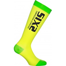 SIXS RS kompresní podkolenky žlutá/zelená SIXS RS kompresní podkolenky žlutá/zelená