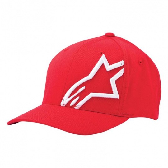 Alpinestars CorpShift 2 Flexfit kšiltovka RedWhite - S/M