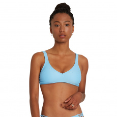 Dámské plavky Volcom imply olid Vneck Coastal Blue Dámské plavky Volcom imply olid Vneck Coastal Blue