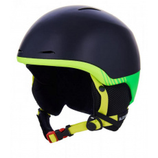 helma BLIZZARD II. quality Speed ski helmet junior, black/green matt, SMUSP