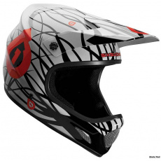 661 Evo helma Wired šedo/červená SixSixOne - grey/red