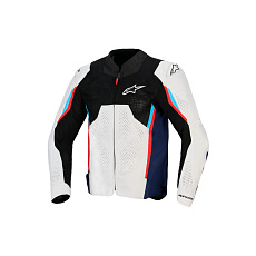 bunda AST V3 AIR, ALPINESTARS (bílá/modrá/červená/černá) 2026