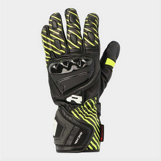 Moto rukavice RICHA SAVAGE 3 černo/fluo žluté
