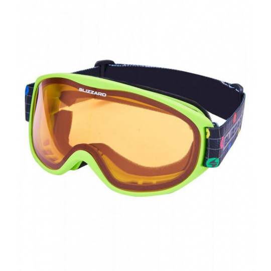 lyžařské brýle BLIZZARD Ski Gog. 929 DAO, neon green, amber1